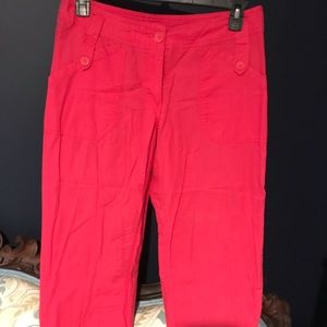EUC H&M capris linen and cotton pants